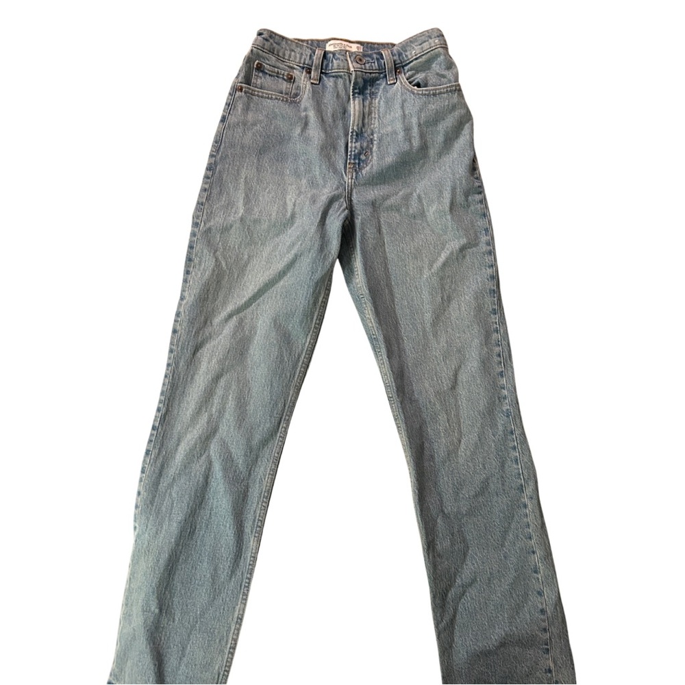 Abercrombie the 90s ultra high rise straight jeans - size 25/0